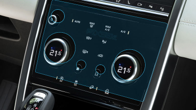 Folie de protecție hibridă ecran controlul climatizării LAND ROVER RANGE ROVER EVOQUE - 10.7“ 2018 - 2023