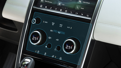 Folie de protecție hibridă ecran controlul climatizării LAND ROVER DISCOVERY SPORT - 10.4“ 2019 - 2021