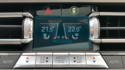 Folie de protecție hibridă ecran controlul climatizării BMW X6 - 2.9“ 2019 - 2023 (G06)