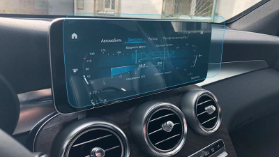 Folie de protecție hibridă ecran monitor MERCEDES BENZ GLC-CLASS - 12.1“ 2019 - 2023
