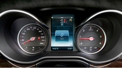 Folie de protecție hibridă ecran panoul de bord MERCEDES BENZ V-CLASS - 5.5“ 2014 - 2023