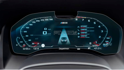 Folie de protecție hibridă ecran panoul de instrumente cu cameră BMW 8 / M8 - 13.9“ 2018 - (G14, G15, G16 / F91, F92, F93)
