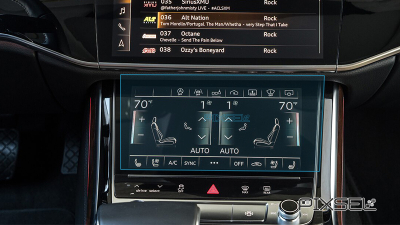 Folie de protecție hibridă ecran controlul climatizării AUDI A8 / S8 - 10.2“ 2017 - 2021