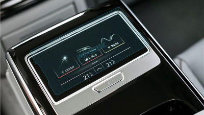 Folie de protecție hibridă ecran controlul climatizării din spate AUDI A8 / S8 - 6.9“ 2017 - 2021