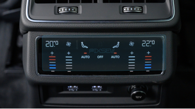 Folie de protecție hibridă ecran controlul climatizării din spate AUDI A6 / S6 / RS6 - 6.6“ 2018 - 2025