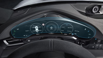 Folie de protecție hibridă ecran panoul de bord PORSCHE TAYCAN - 20.5“ 2020 -