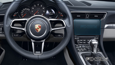 Folie de protecție hibridă ecran monitor PORSCHE 911 - 8.5“ 2015 - 2018