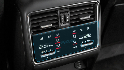 Folie de protecție hibridă ecran controlul climatizării din spate PORSCHE CAYENNE - 8.6“ 2018 - 2023