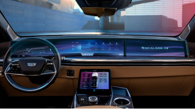Folie de protecție hibridă ecran monitor CADILLAC ESCALADE IQ - 55.3“ 2025 -