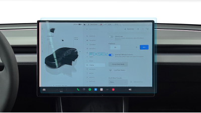 Folie de protecție hibridă ecran monitor TESLA MODEL Y - 16.5“ 2025 -