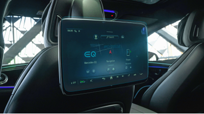 Folie de protecție hibridă ecran monitorul din spate MERCEDES BENZ EQS - 13.6“ 2022 -