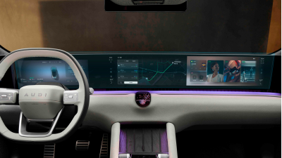 Folie de protecție hibridă ecran monitor AUDI E5 - 43.3“ 2025 -