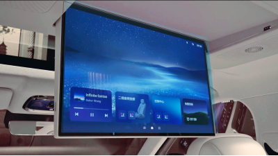 Folie de protecție hibridă ecran monitorul din spate GEELY GALAXY M9 - 18.2“ 2025 -
