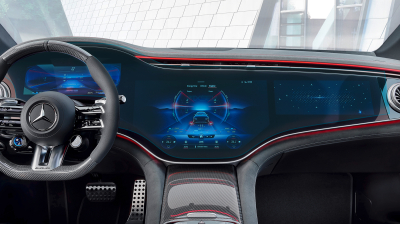 Folie de protecție hibridă ecran MBUX Hyperscreen MERCEDES BENZ EQE - 49.1“ 2022 -