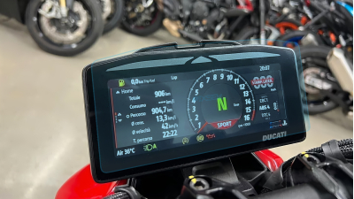Folie de protecție hibridă ecran vitezometrul motocicletei DUCATI STREETFIGHTER V4 2025 - 8.2“