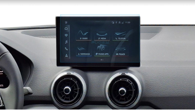 Folie de protecție hibridă ecran monitor AUDI Q2 - 9.9“ 2025 -