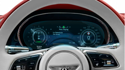 Folie de protecție hibridă ecran panoul de bord BENTLEY FLYING SPUR - 11.9“ 2025 -