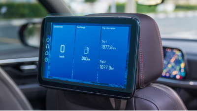 Folie de protecție hibridă ecran monitorul din spate CHEVROLET SUBURBAN - 14.5“ 2025 -