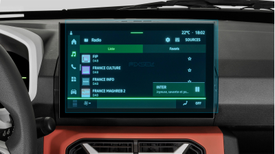 Folie de protecție hibridă ecran monitor DACIA SPRING - 11.3“ 2024 -