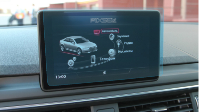 Folie de protecție hibridă ecran monitor AUDI A4 / S4 / RS4 - 8.5“ 2019