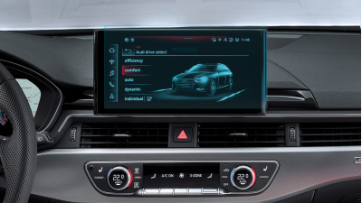 Folie de protecție hibridă ecran monitor AUDI A4 / S4 / RS4 - 11.3“ 2019