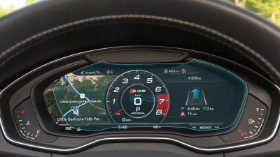 Folie de protecție hibridă ecran panoul de bord AUDI A4 / S4 / RS4 - 12“ 2019