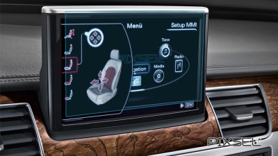 Folie de protecție hibridă ecran monitor AUDI A8 / S8 - 7.7“ 2014 - 2017