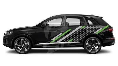 Sticker Auto - Audi Q7 Suv - Modele laterale (43)