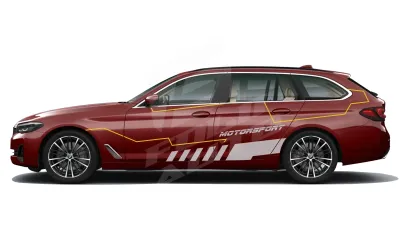 Sticker Auto - Bmw Seria 5 Touring - Modele laterale (61)
