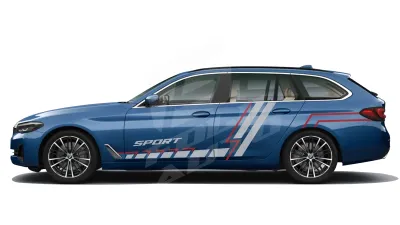Sticker Auto - Bmw Seria 5 Touring - Modele laterale (66)