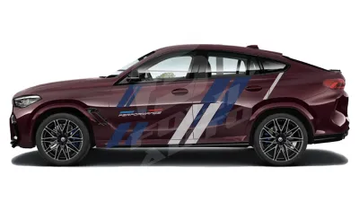 Sticker Auto - Bmw X6 - Modele laterale (37)