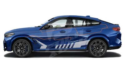 Sticker Auto - Bmw X6 - Modele laterale (61)