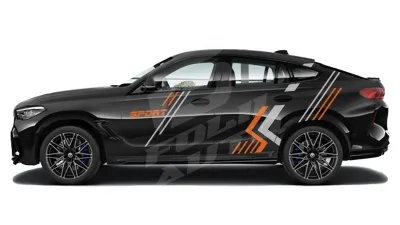 Sticker Auto - Bmw X6 - Modele laterale (67)
