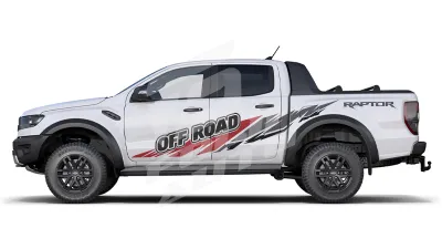 Sticker Auto - Ford Raptor - Modele Laterale (79)