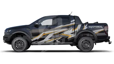 Sticker Auto - Ford Raptor - Modele Laterale (85)