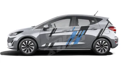Sticker Auto - Ford Fiesta - Modele laterale (38)