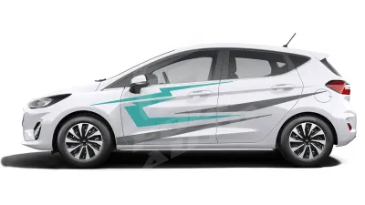 Sticker Auto - Ford Fiesta - Modele laterale (46)