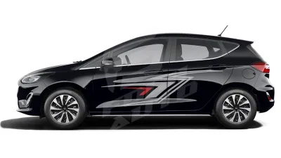 Sticker Auto - Ford Fiesta - Modele laterale (47)