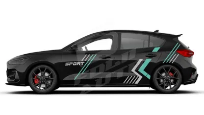 Sticker Auto - Ford Focus - Modele laterale (67)