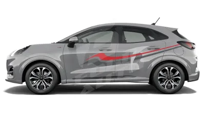Sticker Auto - Ford Puma - Modele laterale (50)