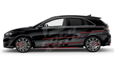 Sticker Auto - Kia Ceed - Modele laterale (01)