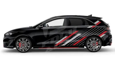Sticker Auto - Kia Ceed - Modele laterale (43)