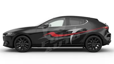 Sticker Auto - Mazda 3 - Modele laterale (50)
