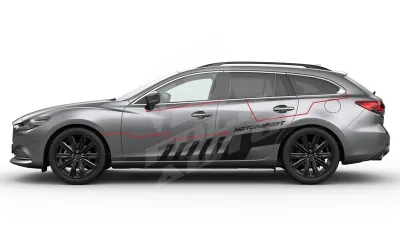 Sticker Auto - Mazda 6 - Modele laterale (61)