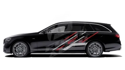 Sticker Auto - Mercedes Combi - Modele laterale (68)