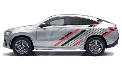 Sticker Auto - Mercedes Suv - Modele laterale (43)