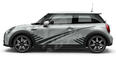 Sticker Auto - Mini Cooper - Modele laterale (06)