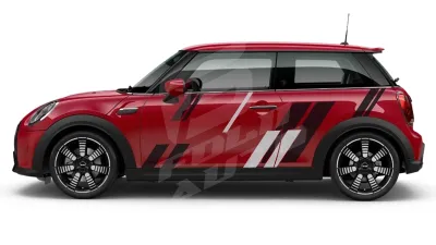 Sticker Auto - Mini Cooper - Modele laterale (37)