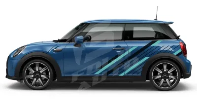 Sticker Auto - Mini Cooper - Modele laterale (43)