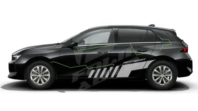 Sticker Auto - Opel Astra - Modele laterale (61)